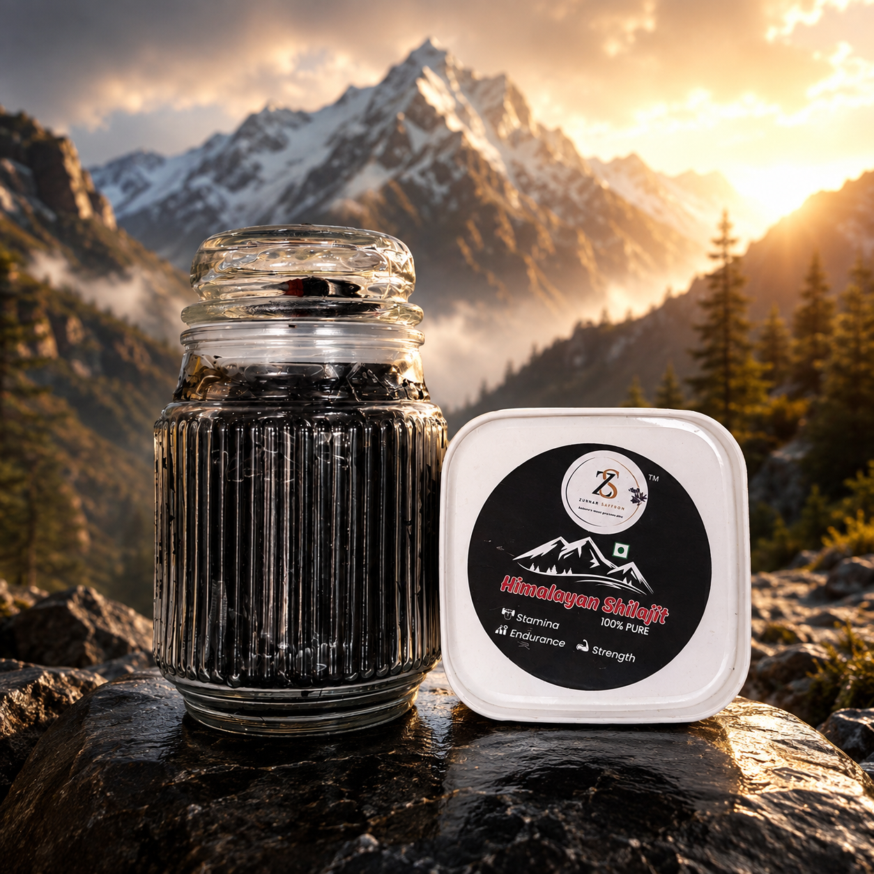 Premium Himalayan Shilajit Resin – Pure Mineral-Rich Adaptogen | 85+ Trace Minerals