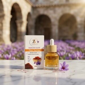 Premium Kashmiri Saffron Glow Serum – Advanced Brightening & Anti-Aging Face Serum | 30ml