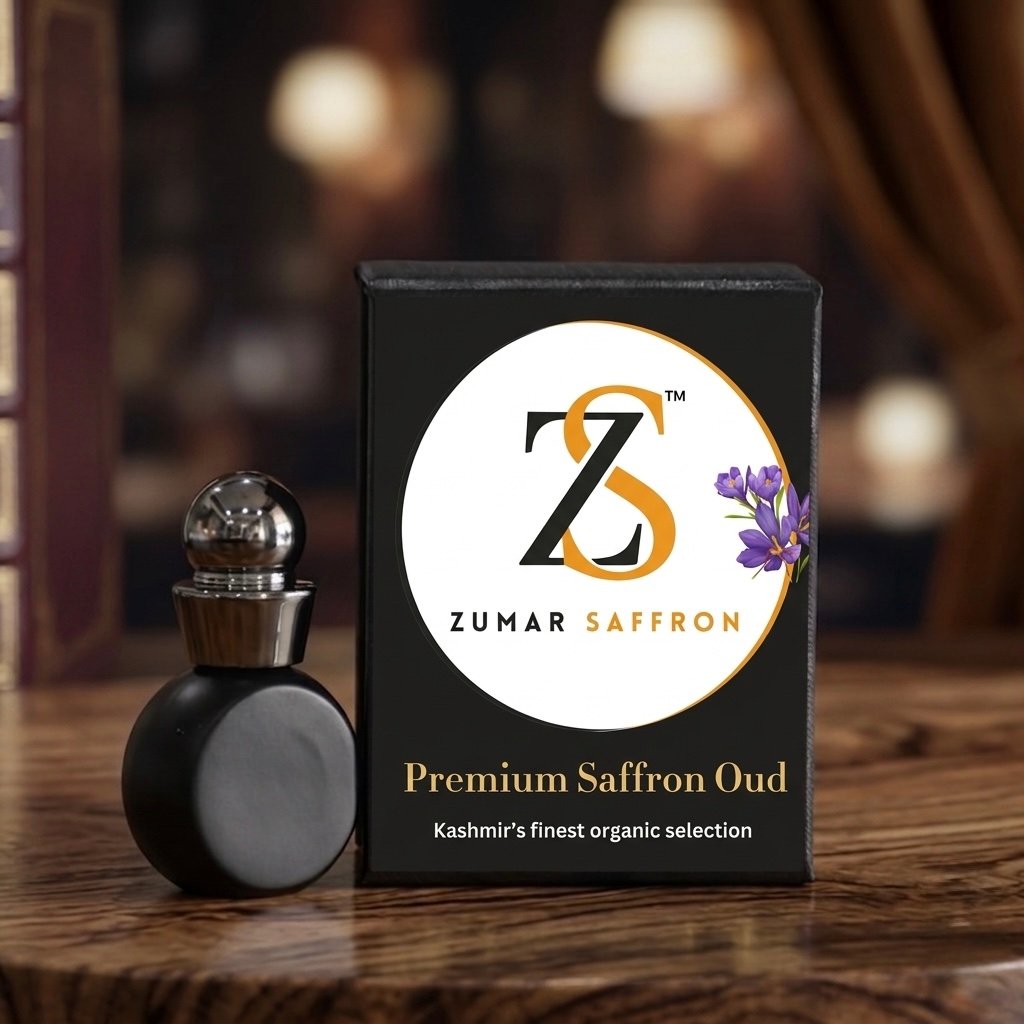Premium Saffron Oud Attar – Rare Luxury Fragrance | Saffron & Oud Fusion Perfume
