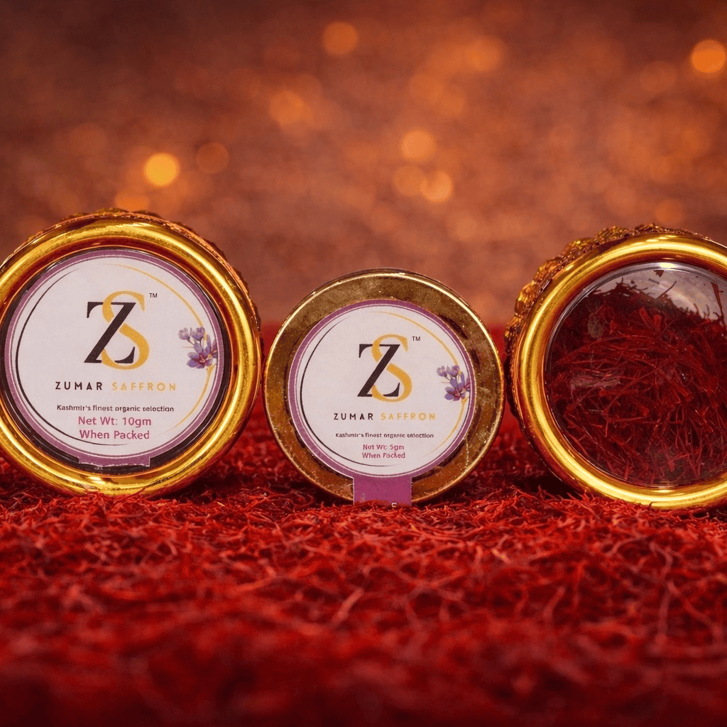 Premium Kashmiri Kesar – Pure Mongra Grade Saffron | GI-Tagged Pampore Saffron