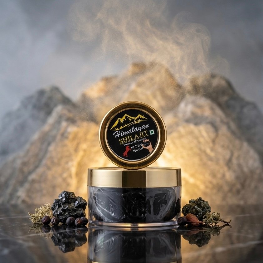 Premium Himalayan Shilajit Resin – Pure Mineral-Rich Adaptogen | 85+ Trace Minerals