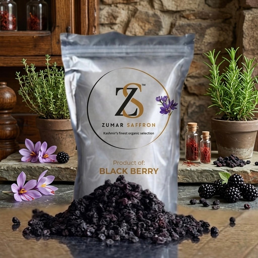 Premium Dried Blackberries – Antioxidant-Rich Naturally Sun-Dried Berry Snack