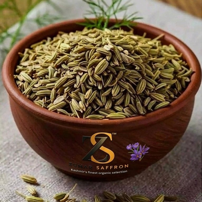 Premium Kashmiri Saunf – Fresh Hand-Cleaned Aromatic Fennel Seeds | Natural Digestive