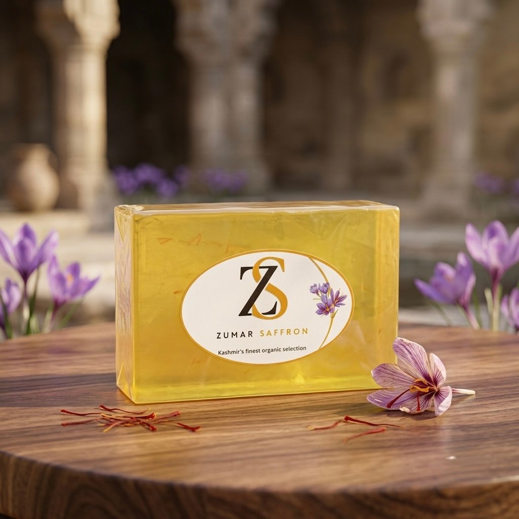 Saffron soap